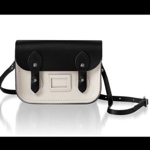 Cambridge Satchel Company Black & White Mini